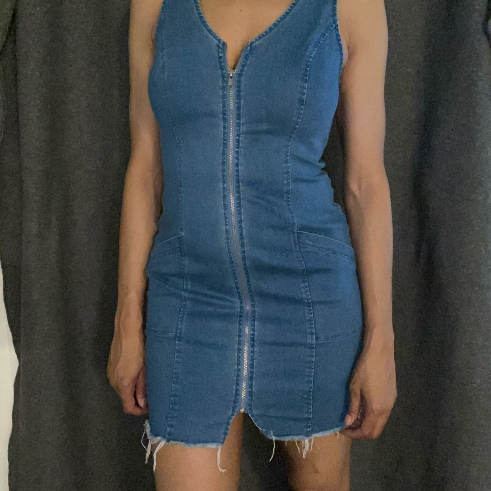 DENIM DRESS - Picture 4 of 11
